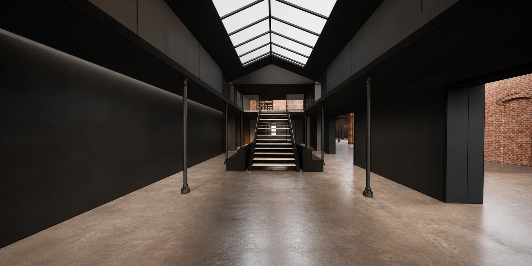 5-La Grand Librairie Arras – 3D Escalier- Agence Quidé Leblon