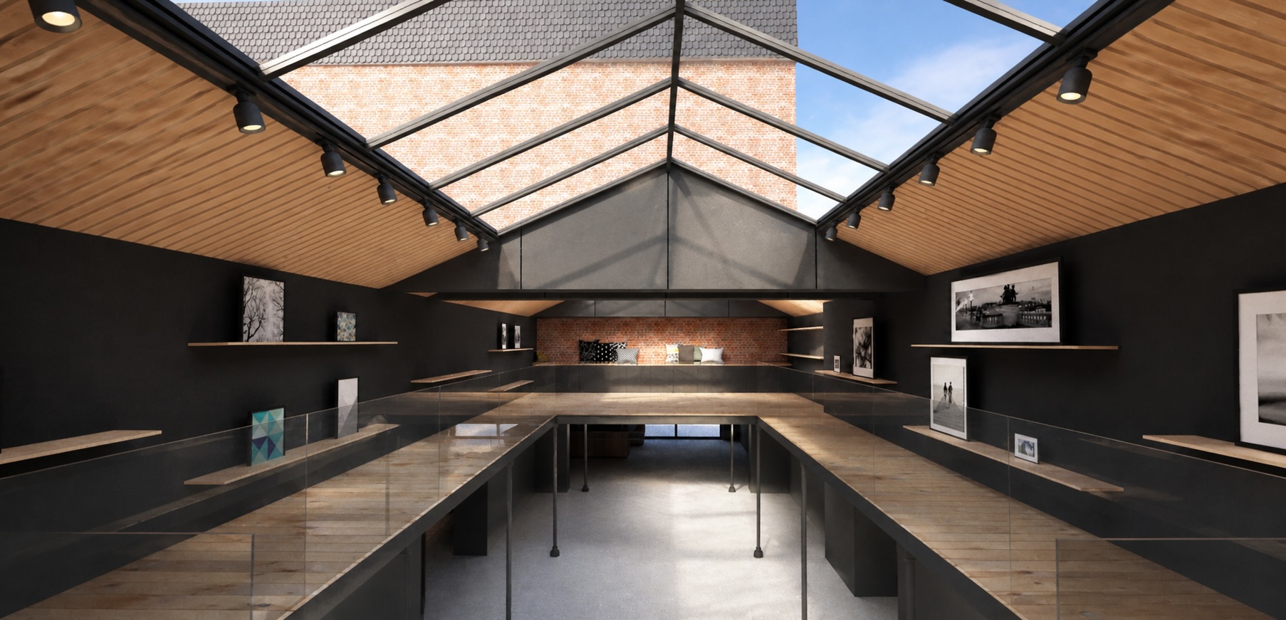 6-La Grand Librairie Arras – 3D Mezzanine- Agence Quidé Leblon