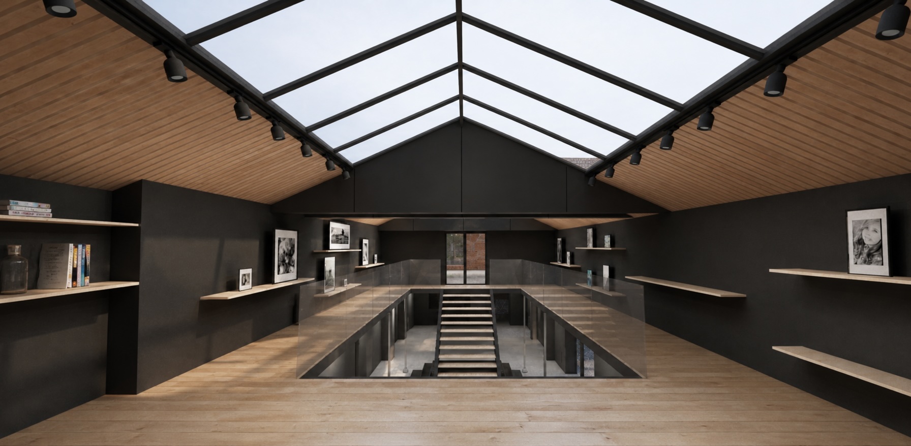 7-La Grand Librairie Arras – 3D Mezzanine- Agence Quidé Leblon